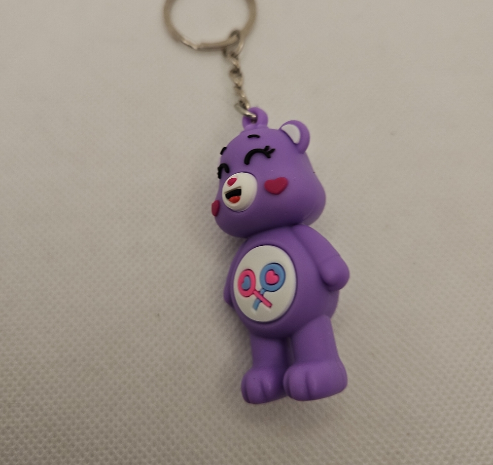 Purple Bear Keychain Toy
